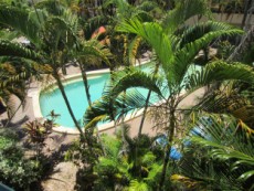 Our Huge Swimming Pool From the Top Floor